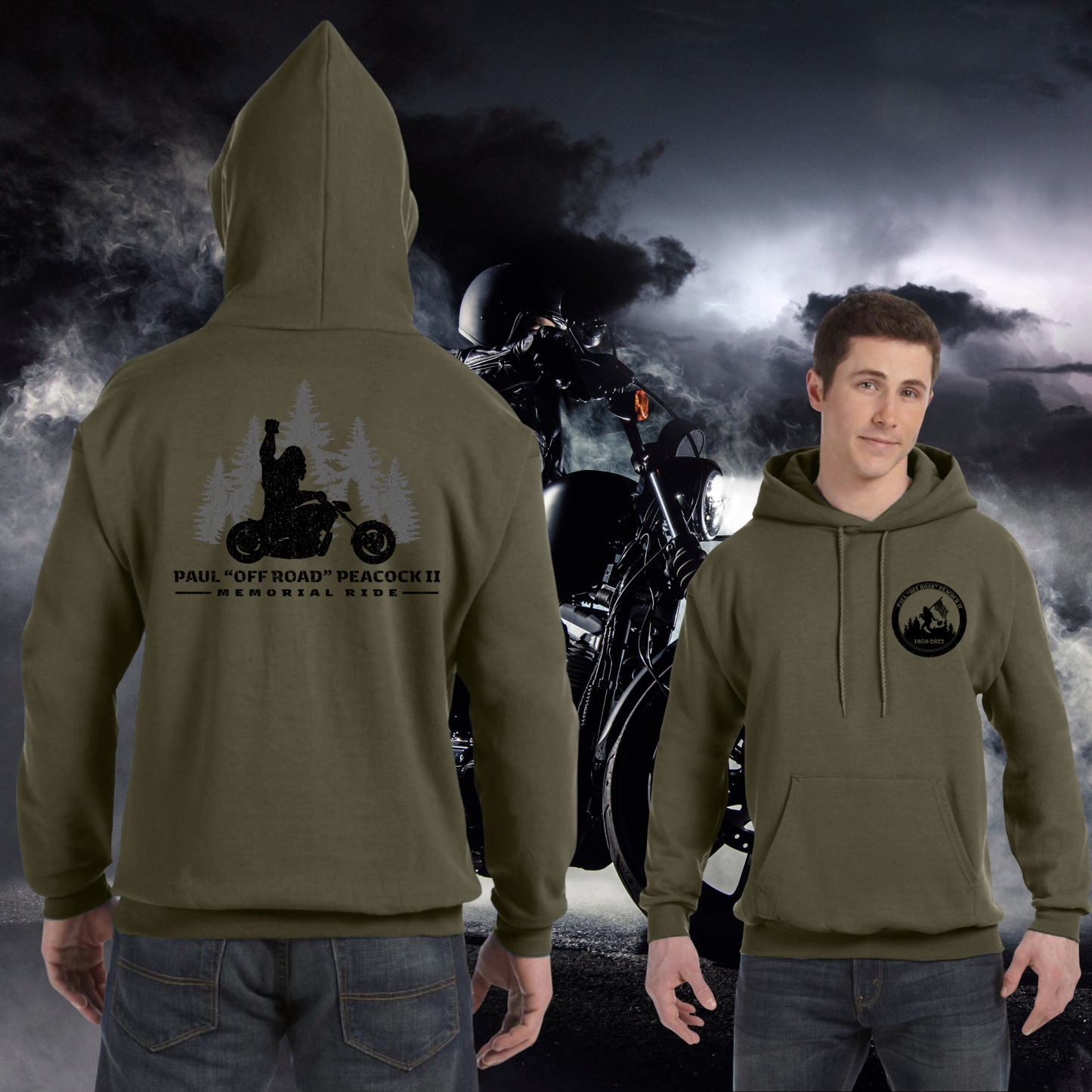 Paul "Offroad" Peacock II Memorial Ride Hoodie