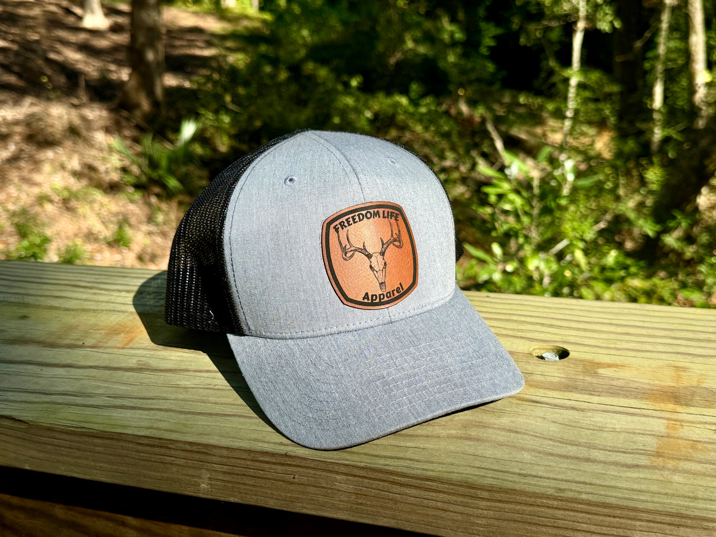 Trucker Snap-Back Heather Grey/Black