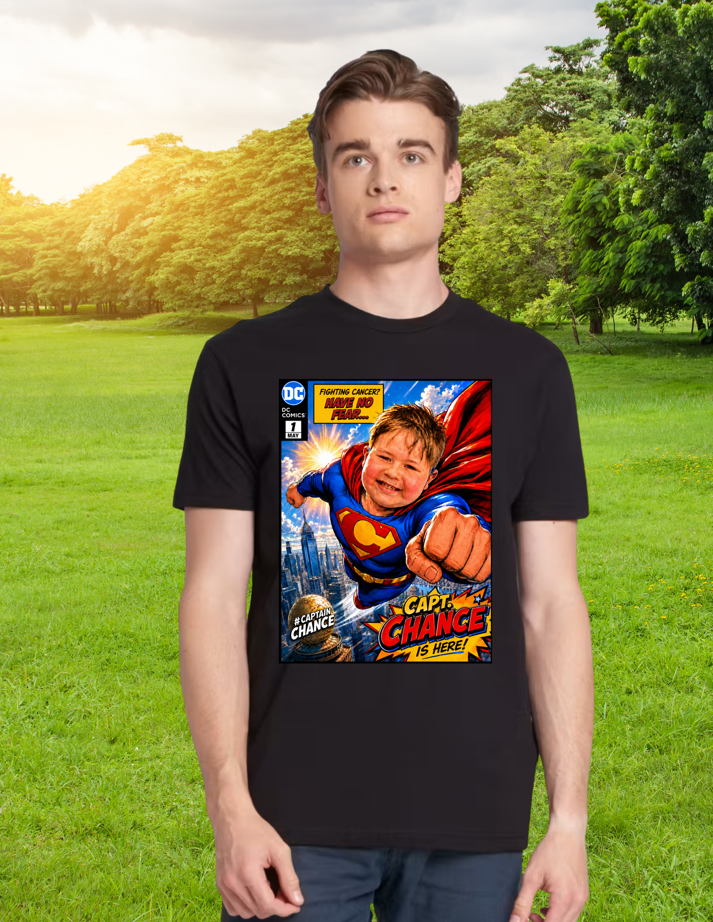 Captain Chance Fundraiser Shirt – Support a Young Hero’s Fight