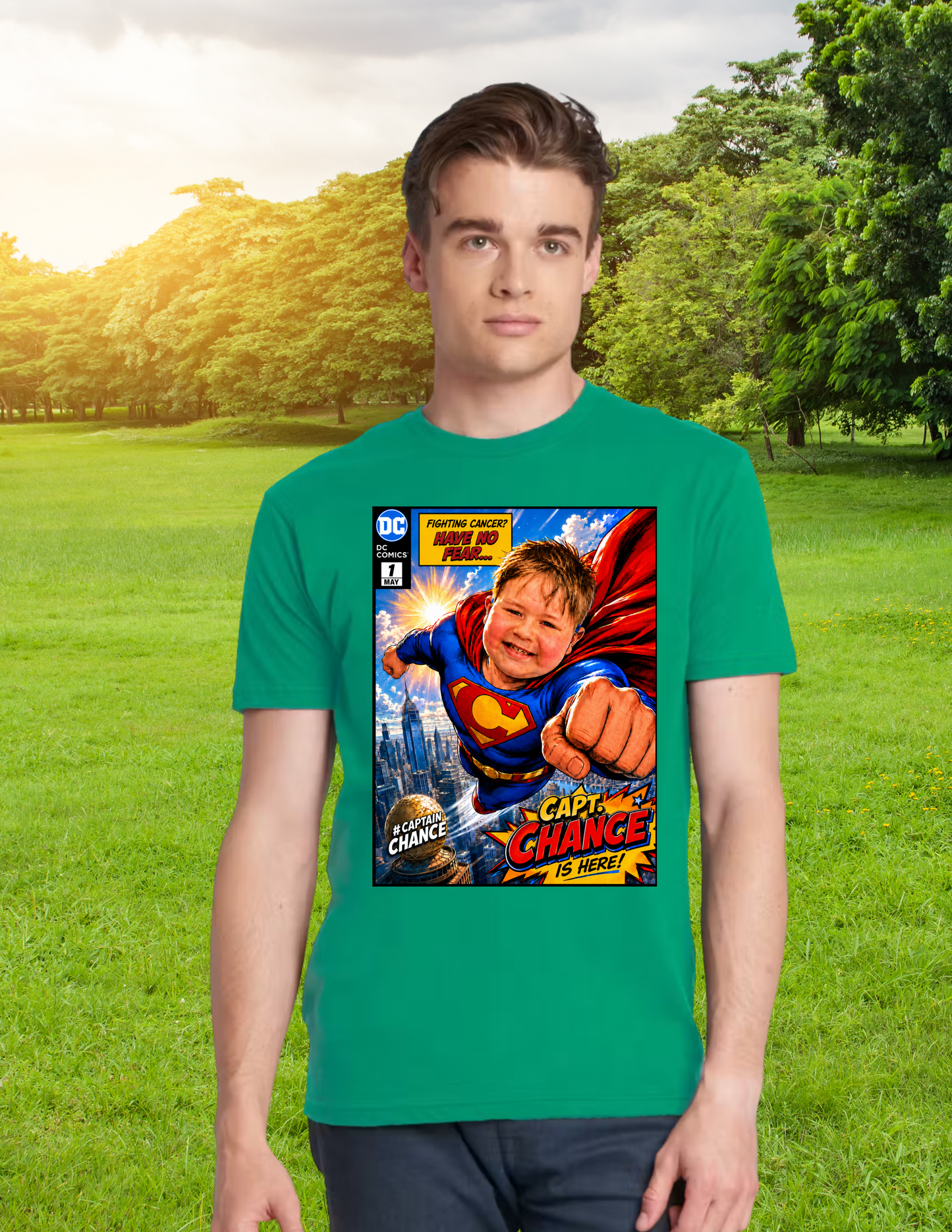 Captain Chance Fundraiser Shirt – Support a Young Hero’s Fight
