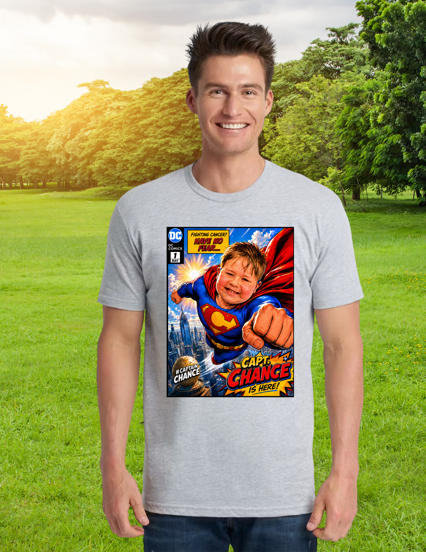 Captain Chance Fundraiser Shirt – Support a Young Hero’s Fight
