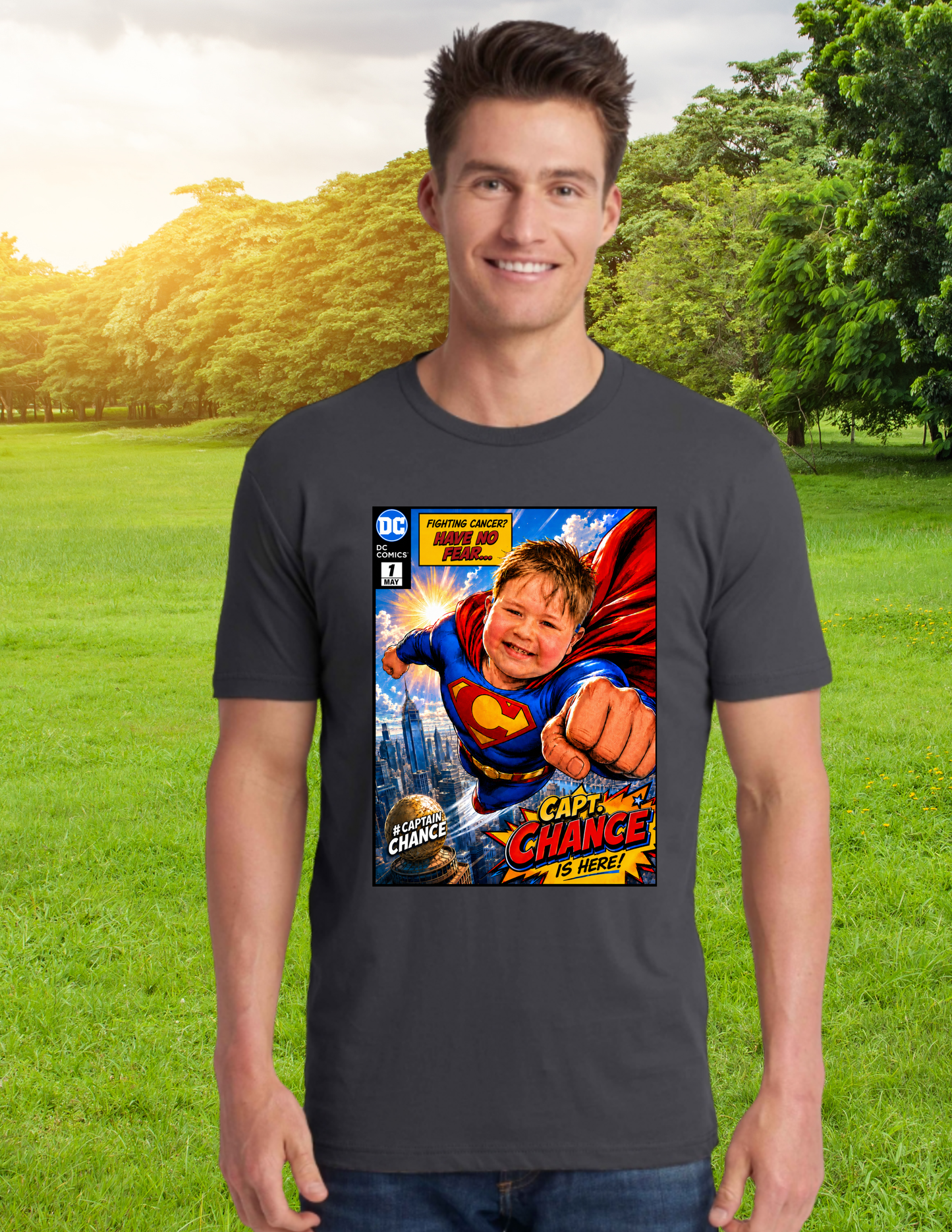 Captain Chance Fundraiser Shirt – Support a Young Hero’s Fight