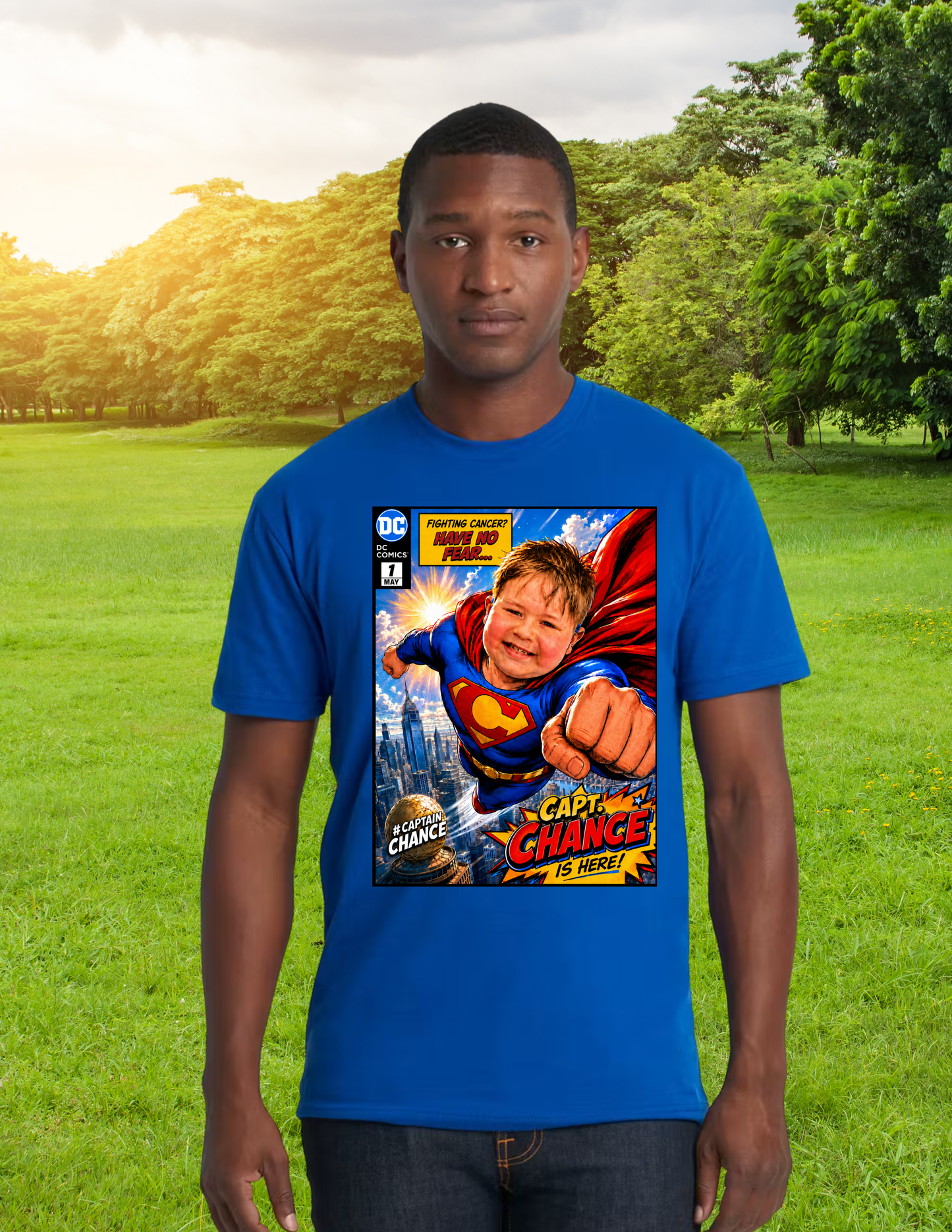 Captain Chance Fundraiser Shirt – Support a Young Hero’s Fight