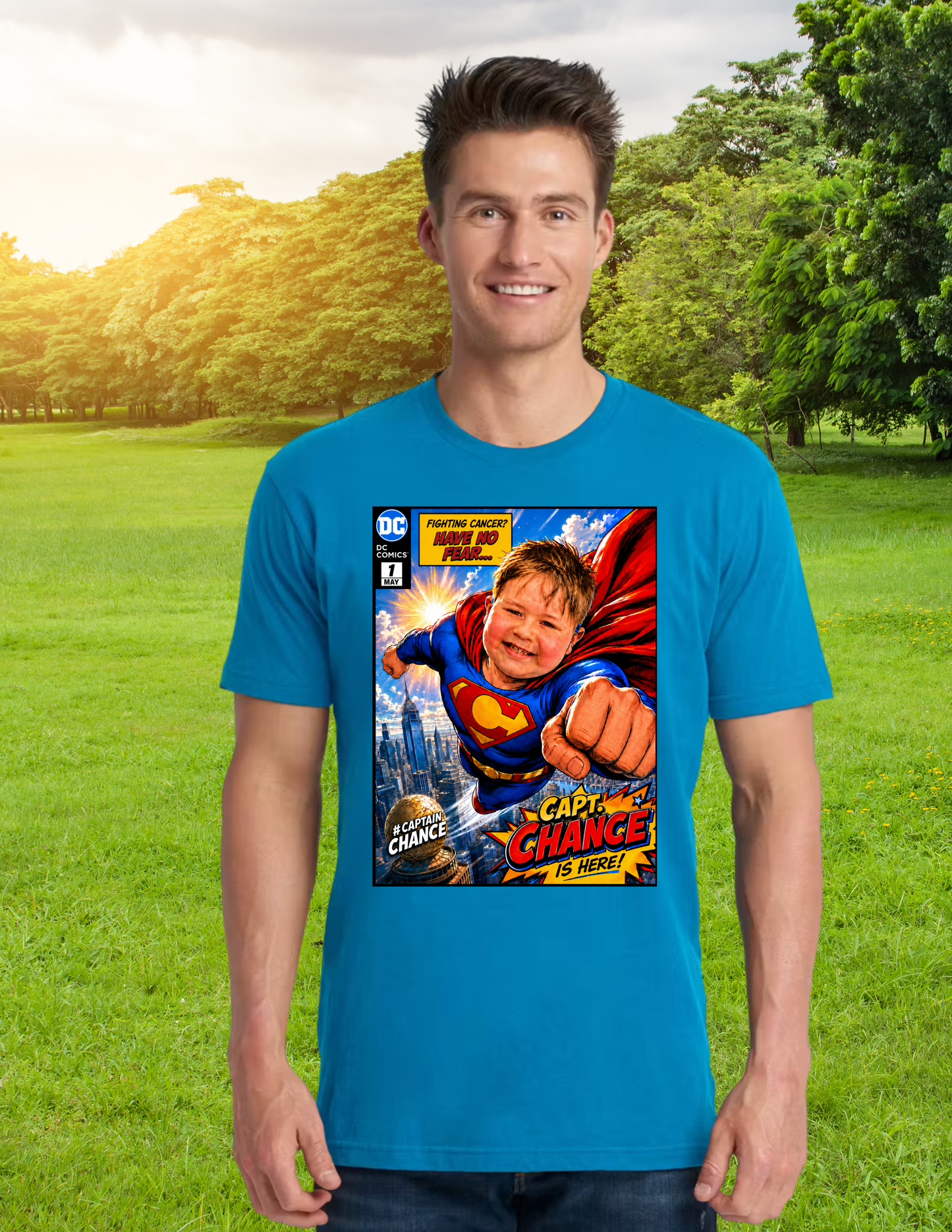 Captain Chance Fundraiser Shirt – Support a Young Hero’s Fight