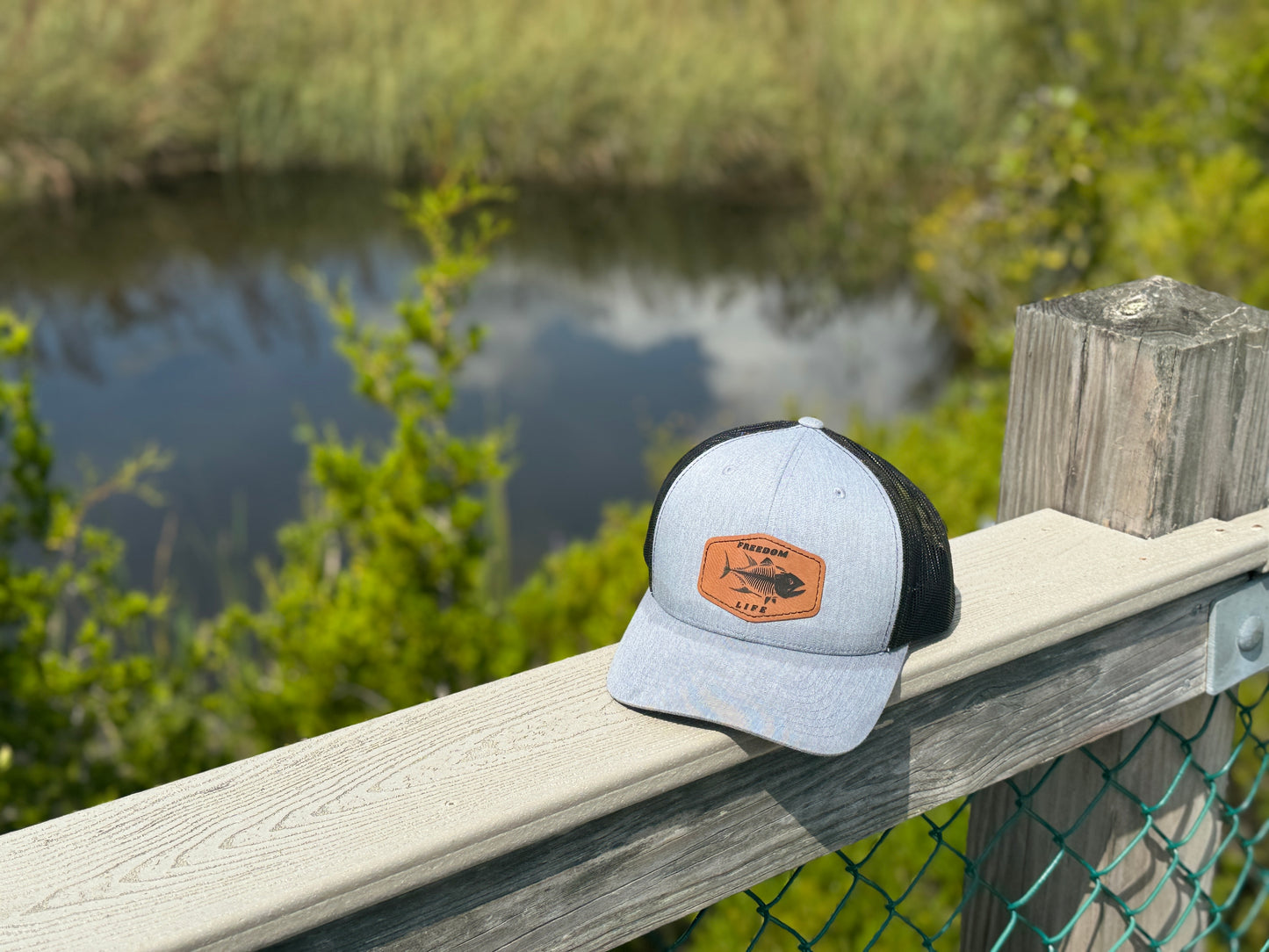 Trucker Snap-Back Heather Grey/Black