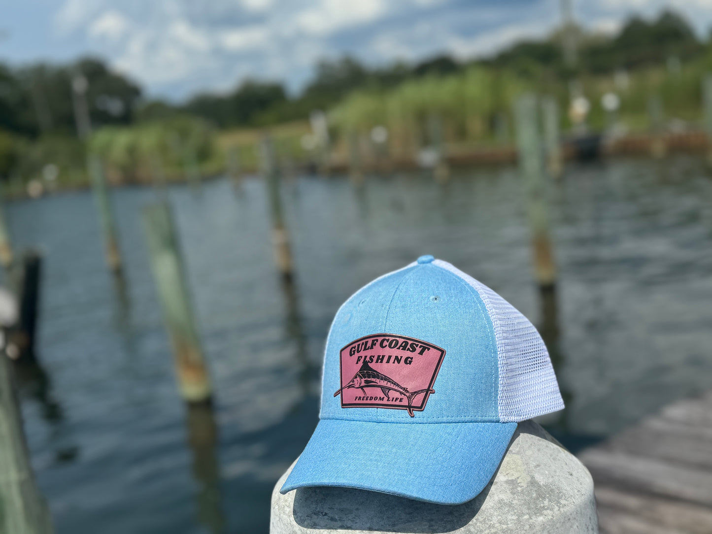 PonyTail Blue/White Hat